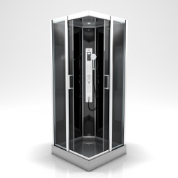 Cabine de douche Premium II carrée 90x90 | AURLANE