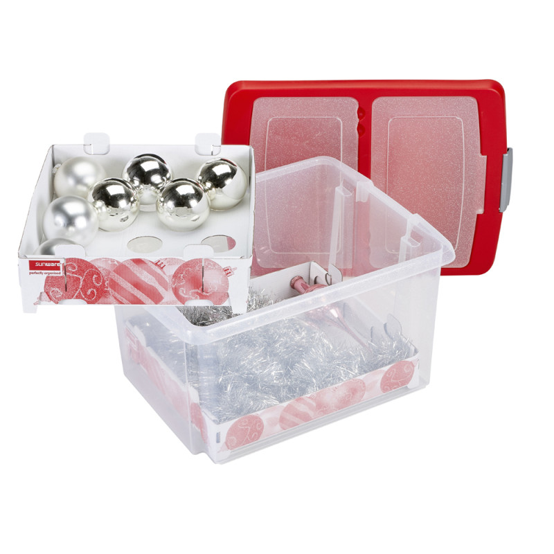 Box de rangement de Noël Nesta 32 L SUNWARE Box de rangement de Noël Nesta 32 L SUNWARE