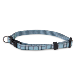 Collier pour chien Ecossais bleu 20 à 35 cm