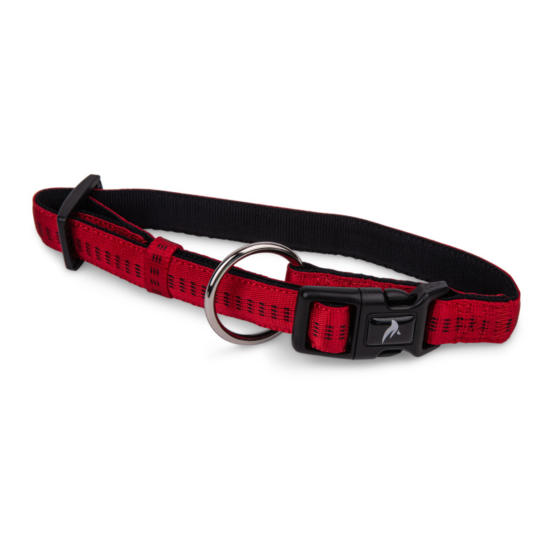 Collier pour chien rouge 50 à 65 cm