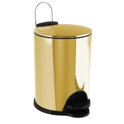 Poubelle à pédale Coperblink or 3 L ALLIBERT