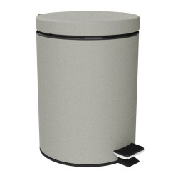 Poubelle à pédale Loft Game gris mat 3 L ALLIBERT