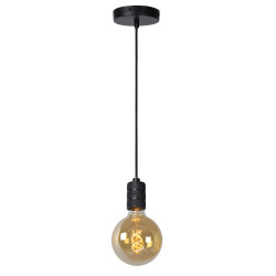 Suspension Jova noire E27 60 W LUCIDE