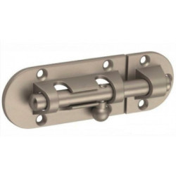 Targette de porte à pêne rond 80 mm ABUS