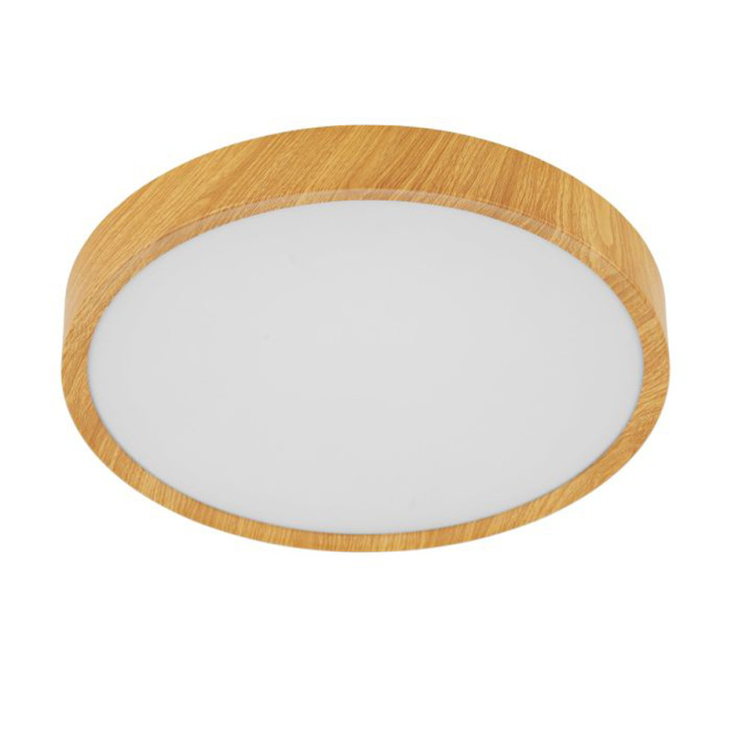 Plafonnier LED Giglio bois naturel 14,6 W EGLO