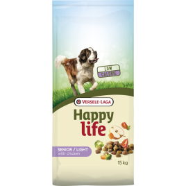 Sac de croquettes pour chien Happy Life Dîner au Poulet 15 kg