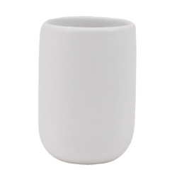 Verre à poser en céramique Arty blanc ALLIBERT