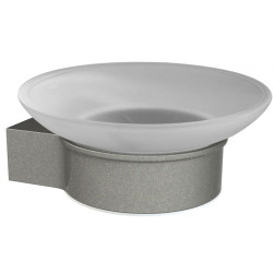 Porte-savon Loft Game gris mat ALLIBERT