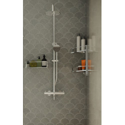 Colonne de douche Canggu gun métal ALLIBERT