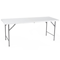 Table pliante rectangulaire 180 x 70 x 74 cm CONMETALL