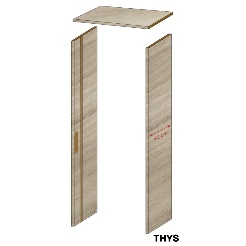 Ebrasement de porte S69 Authentic Oak 40 cm THYS