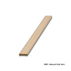 Chambranle S69 Natural Oak Vertical 0,6 x 6 x 208,5 cm THYS