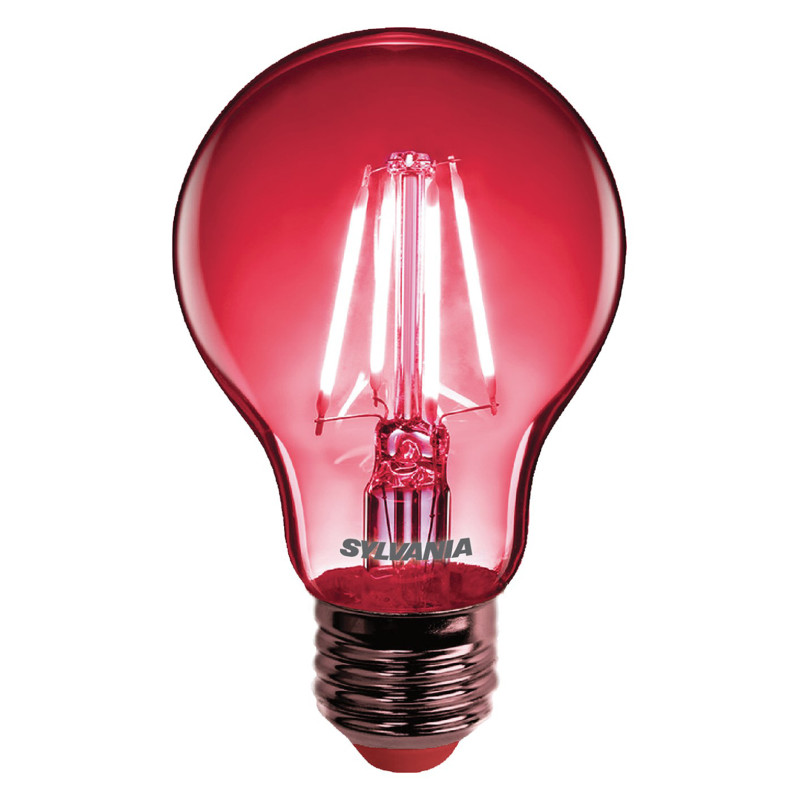 Ampoule LED Chroma E27 80 lm rouge 4 W SYLVANIA