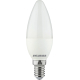 Ampoule flamme mate LED E14 blanc chaud 250 lm 2,5 W SYLVANIA