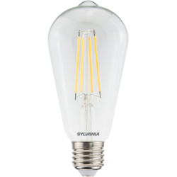Ampoule LED Filament E27 7W Blanc Chaud – Éclairage Doux | SYLVANIA