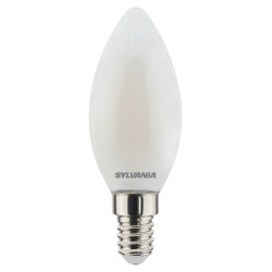 Ampoule flamme mate LED E14 blanc chaud 470 lm 4,5 W SYLVANIA