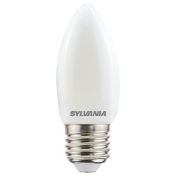 Ampoule LED flamme mate E27 4,5 W – lumière chaude | SYLVANIA