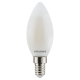 Ampoule flamme mate LED E14 blanc chaud 470 lm dimmable 4,5 W SYLVANIA