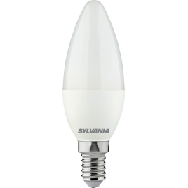Ampoule flamme mate LED E14 lumière du jour 806 lm 6,5 W SYLVANIA