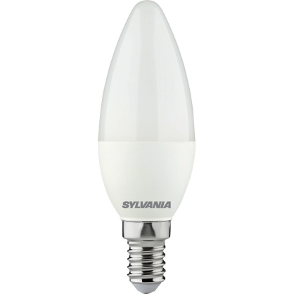 Ampoule flamme mate LED E14 lumière du jour 806 lm 6,5 W SYLVANIA