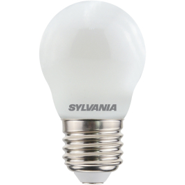 Ampoule boule mate LED E27 blanc chaud 470 lm dimmable 4,5 W SYLVANIA