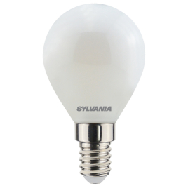 Ampoule boule mate LED E14 blanc froid 470 lm dimmable 4,5 W SYLVANIA