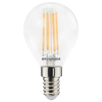 Ampoule à filaments LED E14 blanc chaud 470 lm 4,5 W 4 pièces SYLVANIA