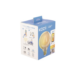 Ampoule LED connectée à filaments E27 470 lm 5,5 W KOZII