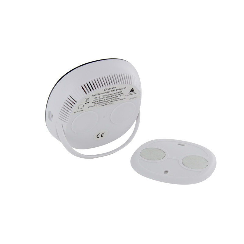 Détecteur de CO2 avec écran LCD CHACON