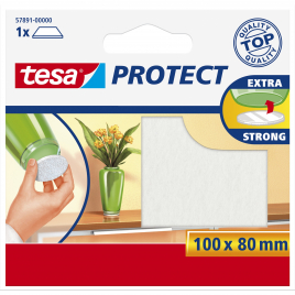 Patin en feutre Protect blanc 100 x 80 mm TESA