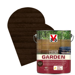 Lasure Garden chêne foncé mat 5 L V33