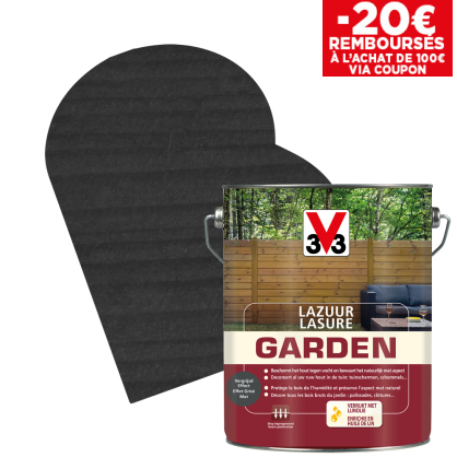 Lasure Garden effet grisé mat 5 L V33