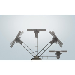 Support mural ER100 rotatif pour écran de 14 à 25"