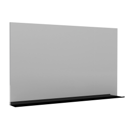 Miroir avec tablette Sitio noir 100 cm ALLIBERT