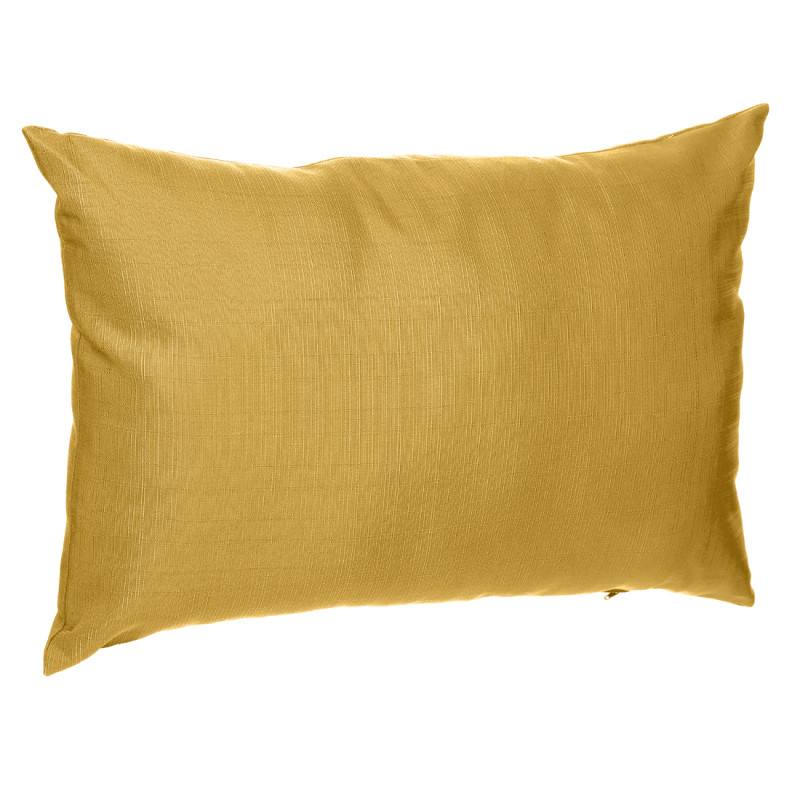 Coussin déperlant Korai moutarde 50 x 30 cm