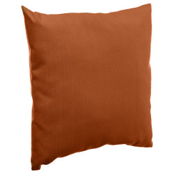 Coussin déperlant Korai terracotta 40 x 40 cm