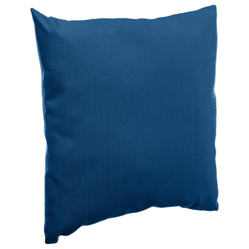 Coussin déperlant Korai bleu foncé 40 x 40 cm