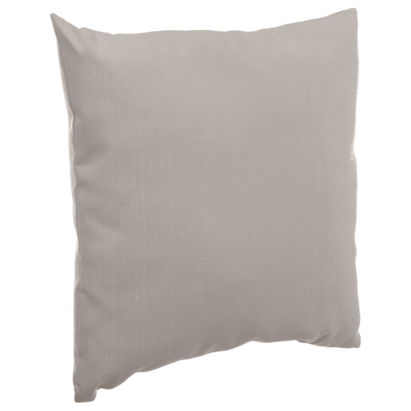 Coussin déperlant Korai taupe 40 x 40 cm