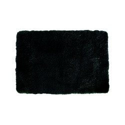 Tapis de salle de bain Tallinn noir 60 x 90 cm ALLIBERT