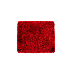 Tapis de salle de bain Tallinn rouge 65 x 55 cm ALLIBERT