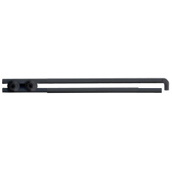Barre de rideau de douche Corner noire 90 x 90 cm ALLIBERT