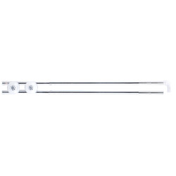 Barre de rideau de douche Corner chromée 90 x 90 cm ALLIBERT