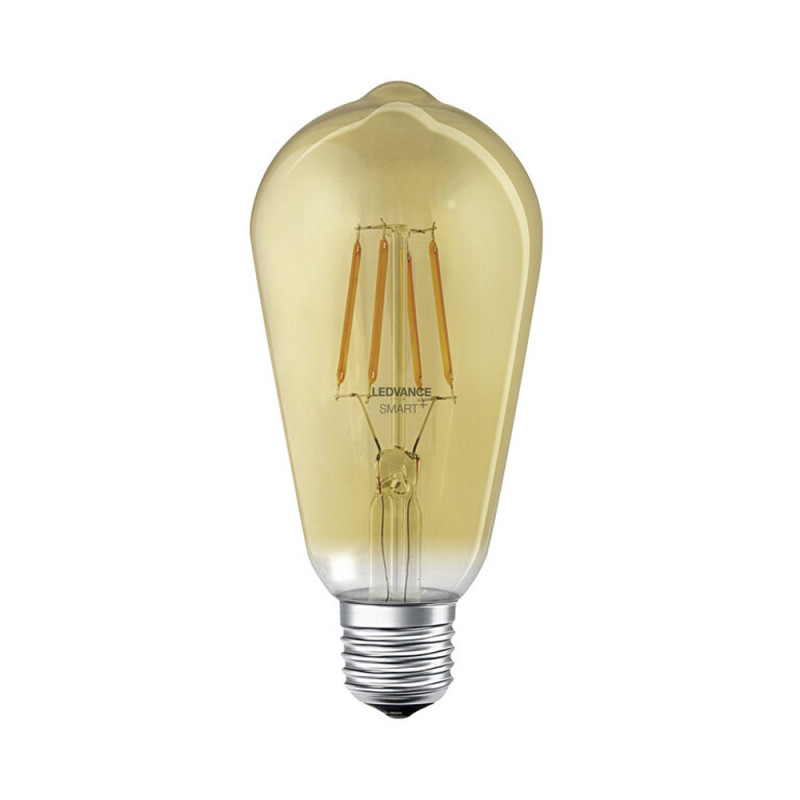 Ampoule à filament Edison LED E27 connectée blanc chaud 680 lm 6 W LEDVANCE