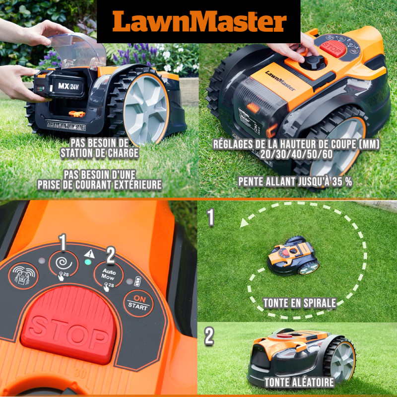 Tondeuse robot autonome VRM16 LAWNMASTER