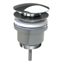 Bonde Click Clack pour lavabo chrome brillant ALLIBERT