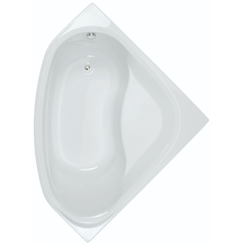 Baignoire d'angle Lucina avec tablier 140 x 140 cm ALLIBERT