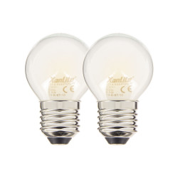 Ampoule LED E27 Neutre 806lm 6.5W – Lot de 2 | XANLITE