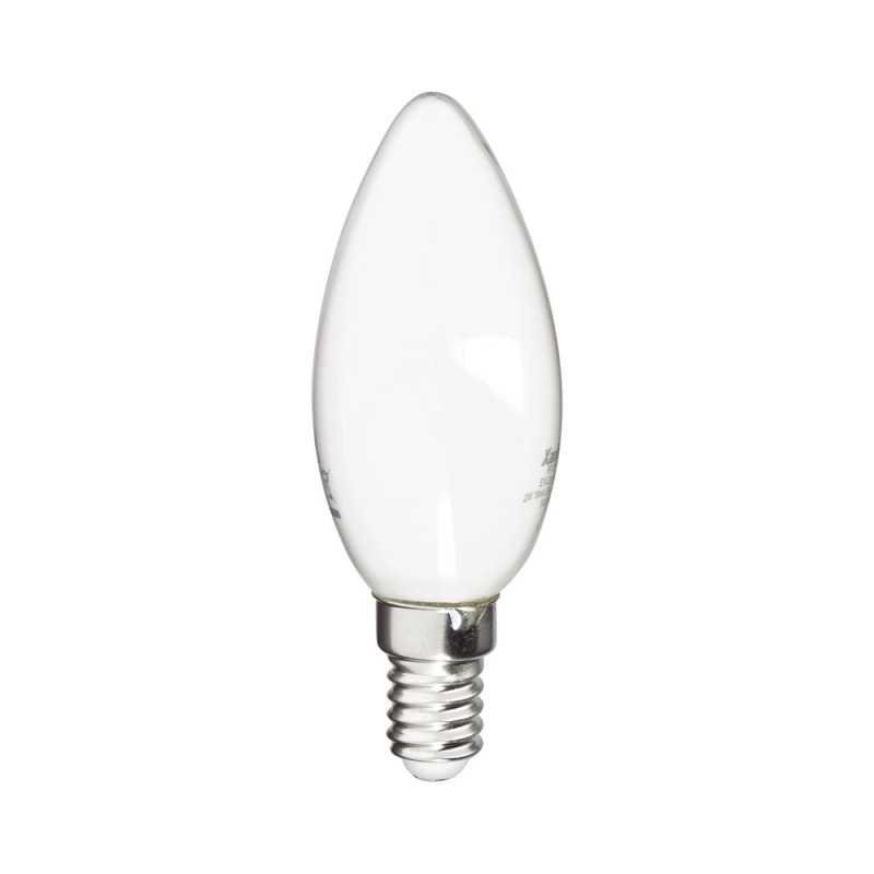 Ampoule flamme LED E14 blanc chaud 470 lm dimmable 5 W XANLITE