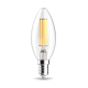 Ampoule flamme à filaments LED E14 blanc chaud 250 lm 2 W INVENTIV