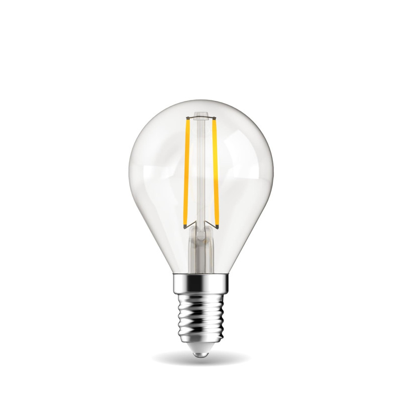 Ampoule à filaments LED E14 blanc chaud 250 lm 2 W INVENTIV